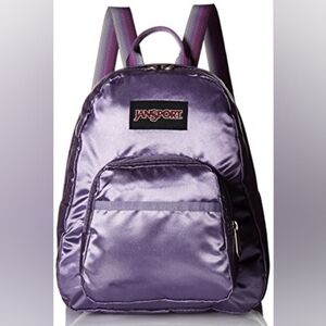 JANSPORT Adjustable Purple Backpack. Metallic Purple BAG.